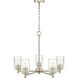 Ashli 5 Light 25 inch Modern Gold Chandelier Ceiling Light